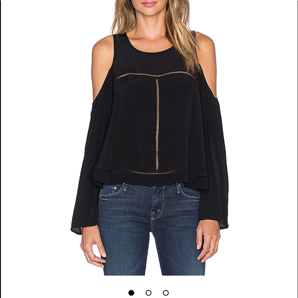 Lovers + Friends Cloud Break Black Top